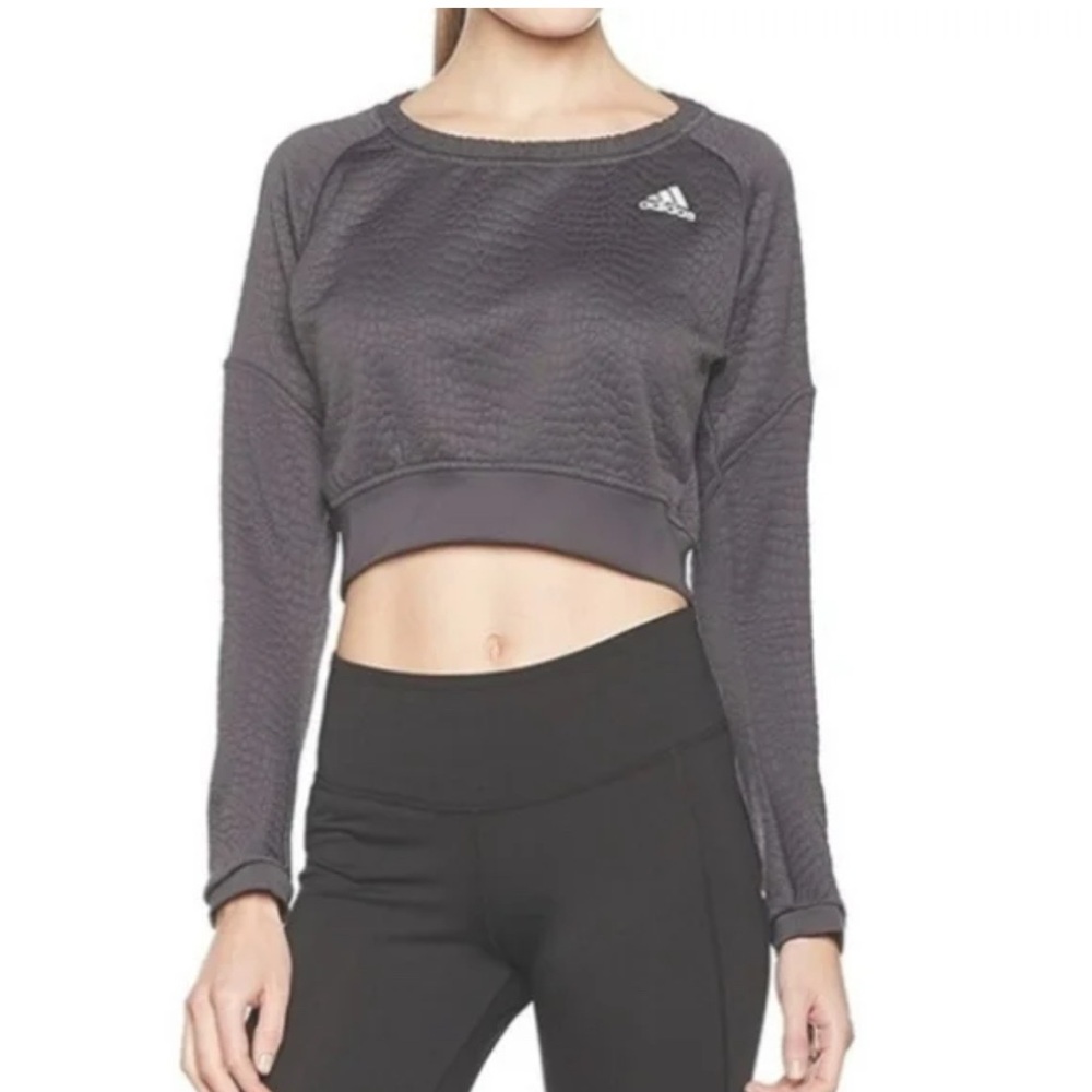 Adidas Aktiv Cozy Pullover Vapor Running Crop Top